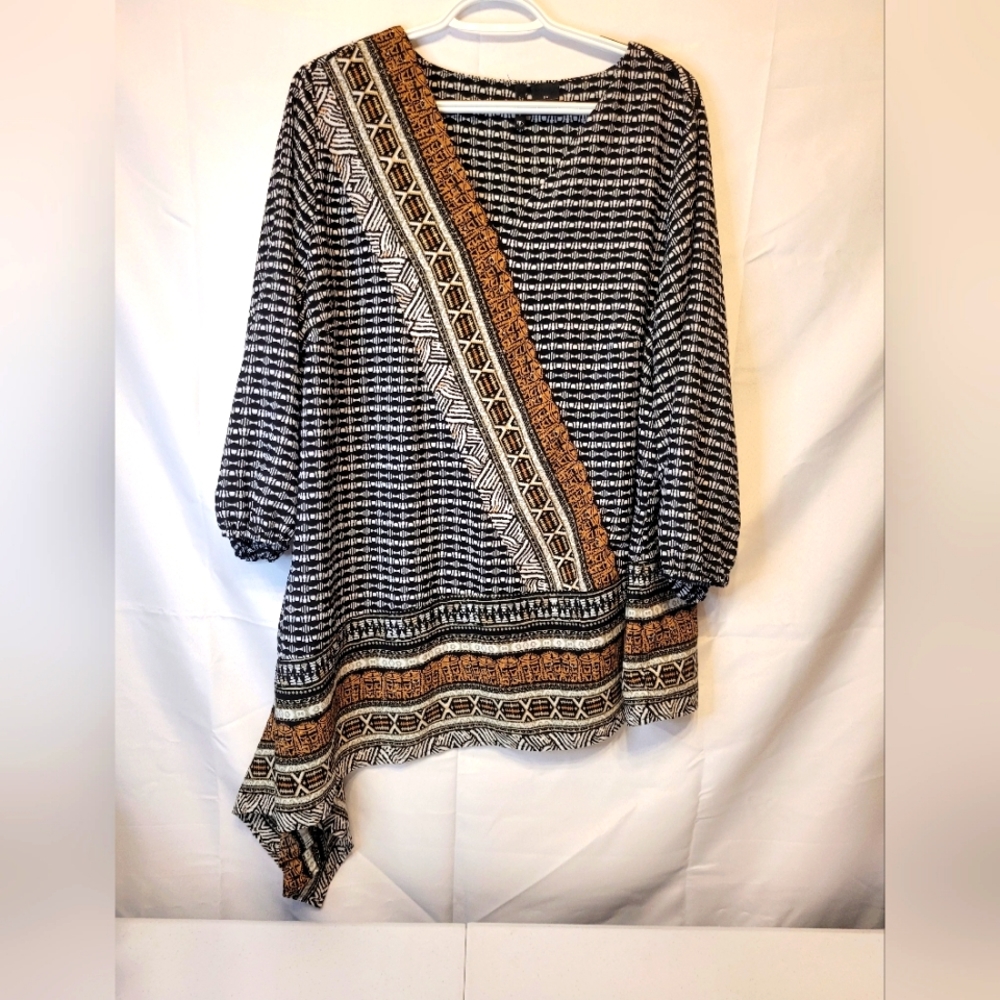 Women's Asymmetrical      Tunic Top Size 2X